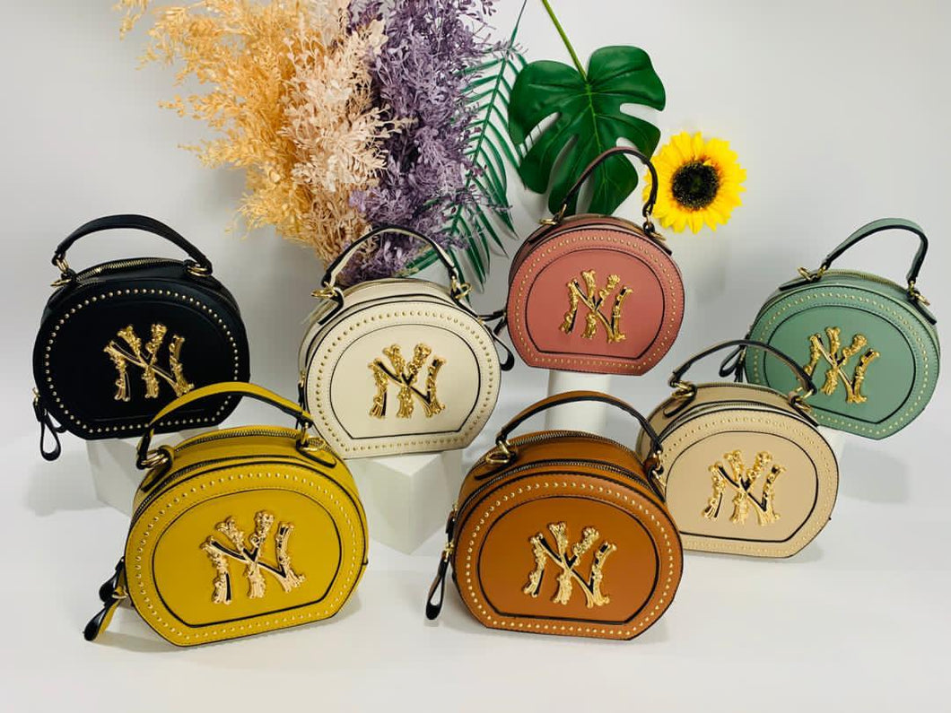 NY Round Handbag