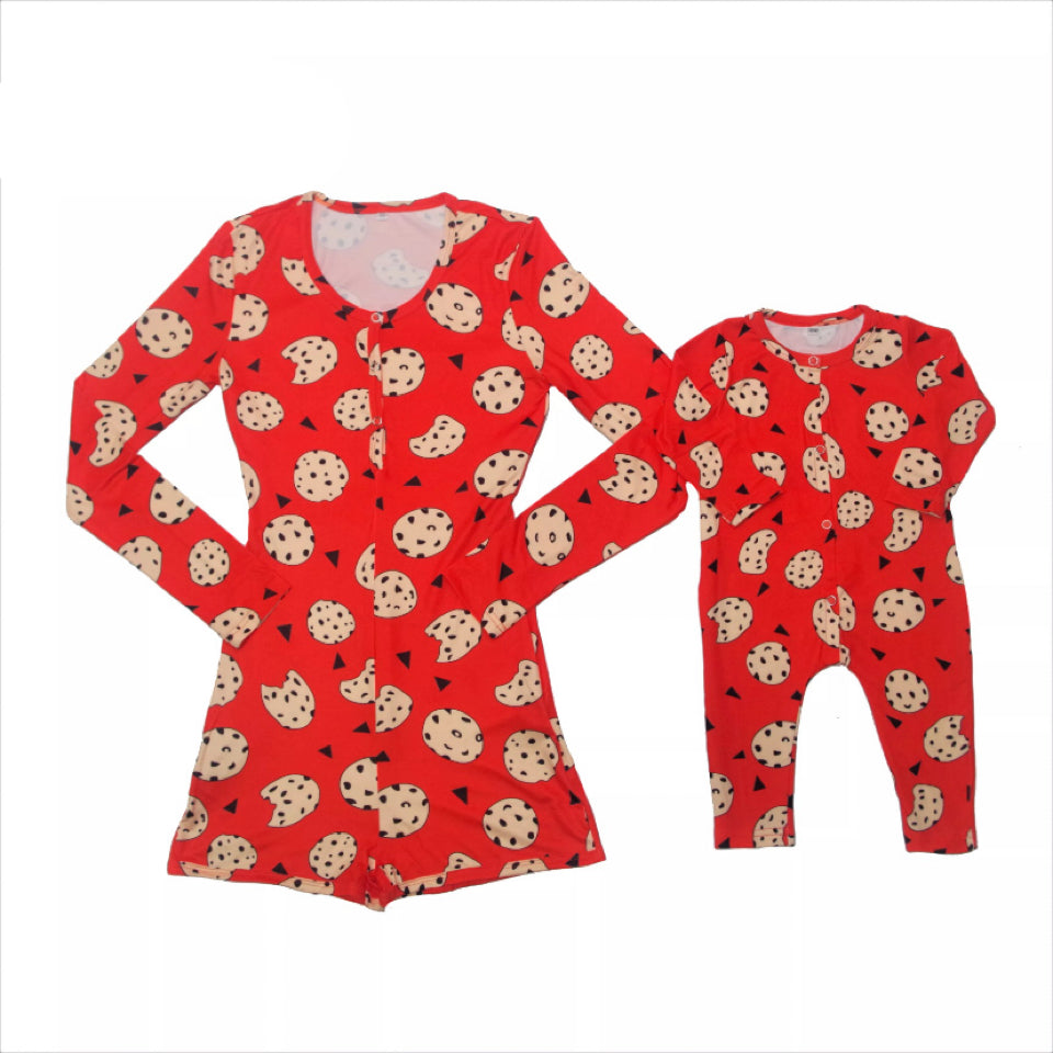 Red Cookie Mommy & Me Onesie